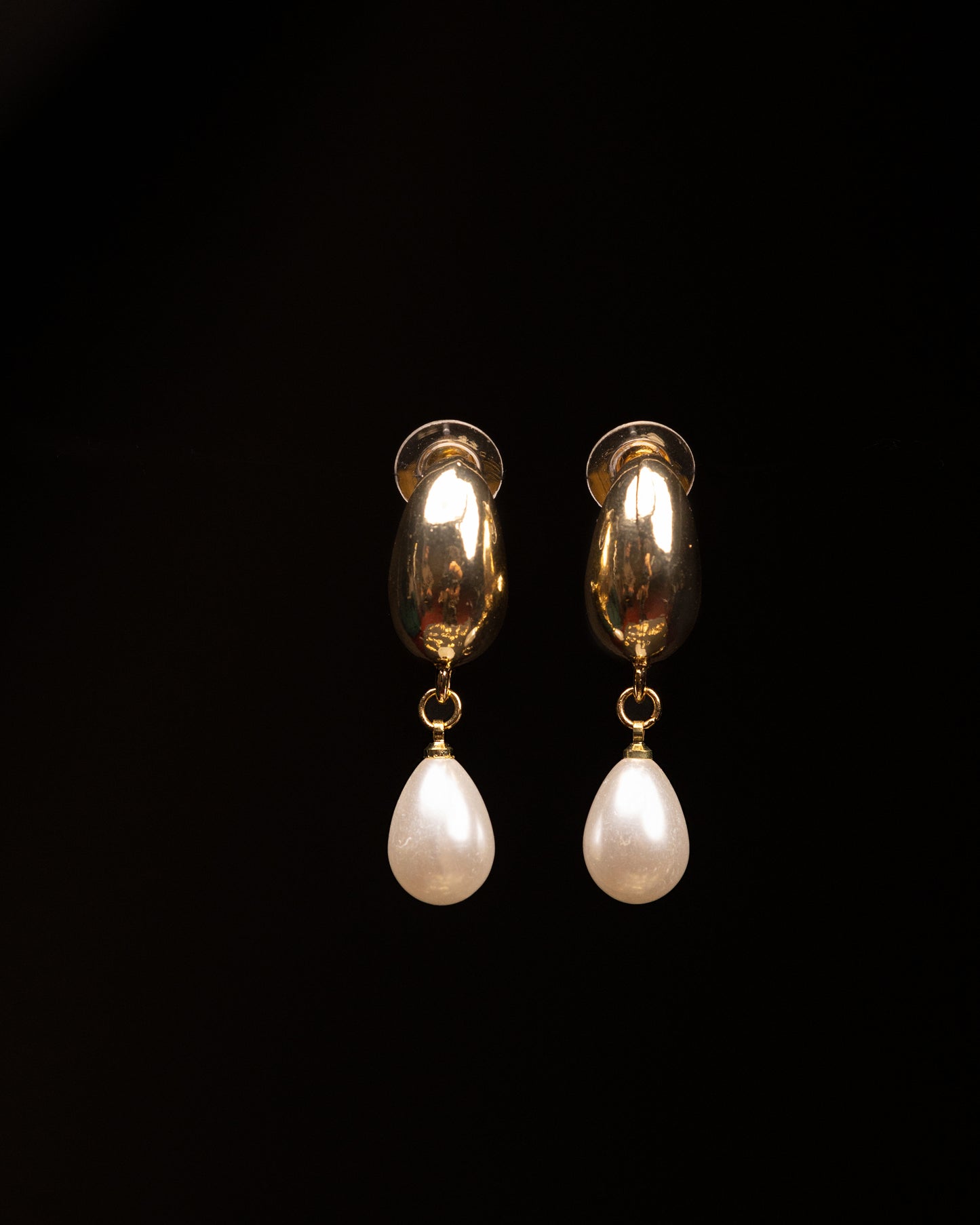 Gold Plated Grace Pearl Earrings