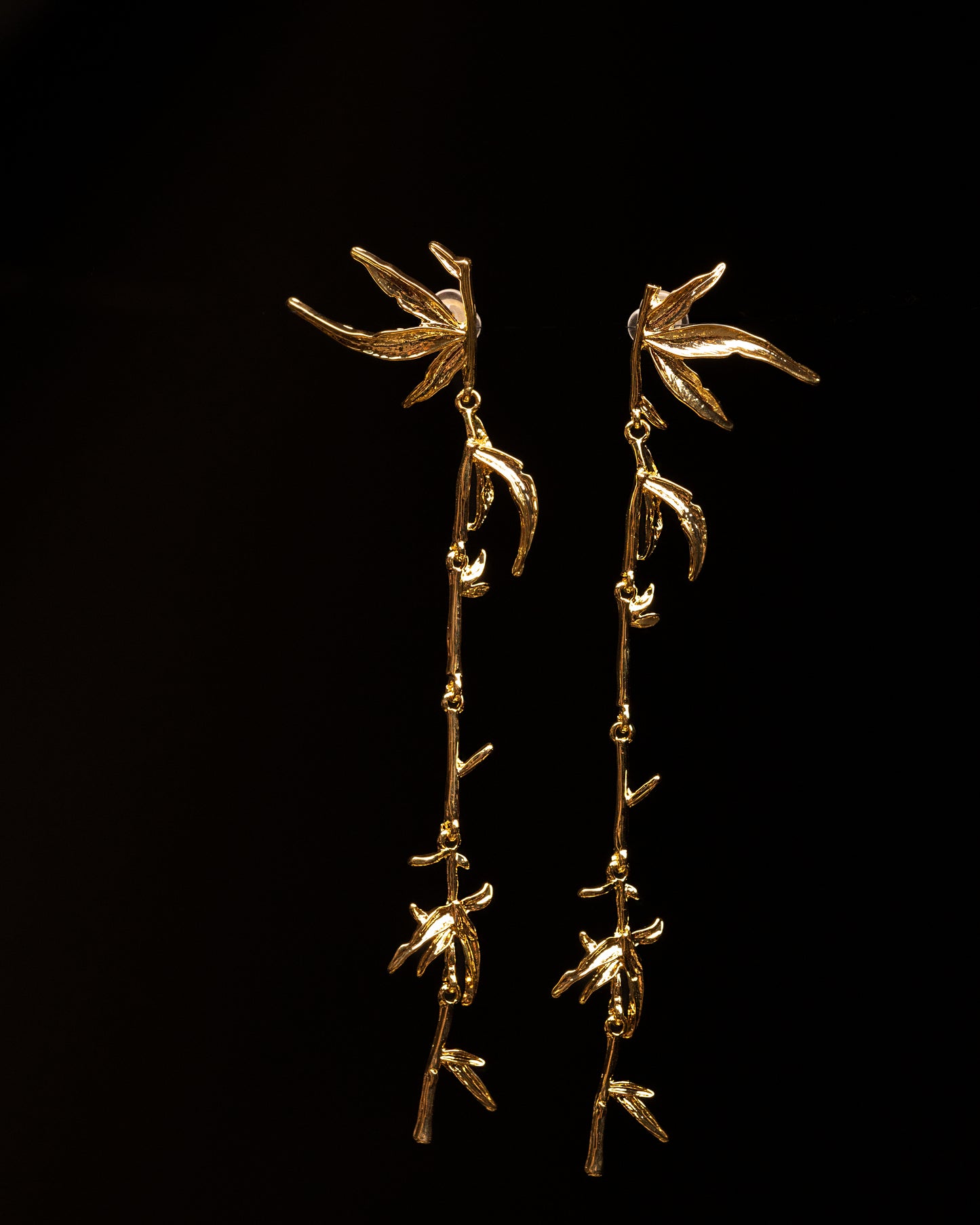 Gold Plated Enchanted Branch Earring