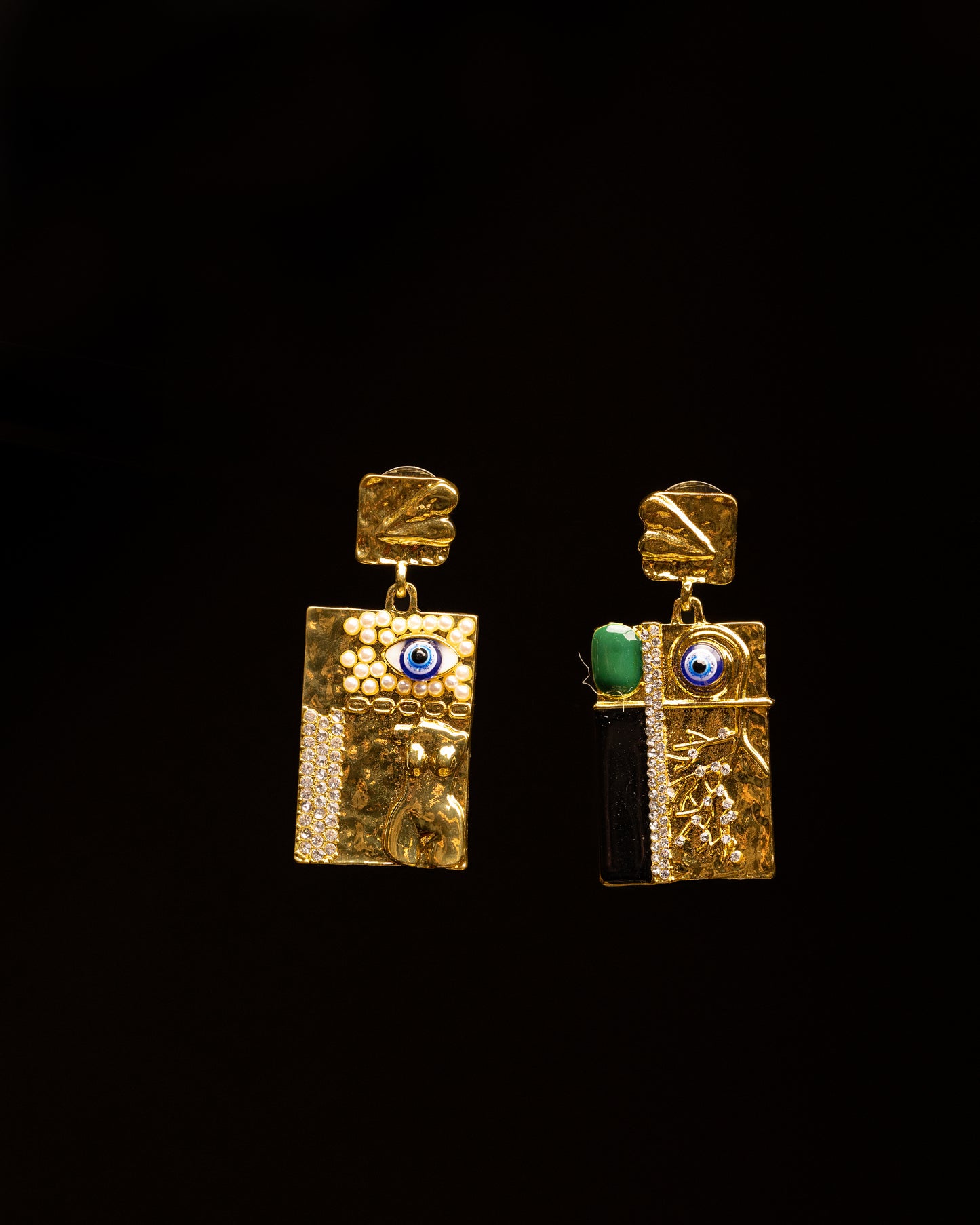 Cosmic Eye Amulet Earrings