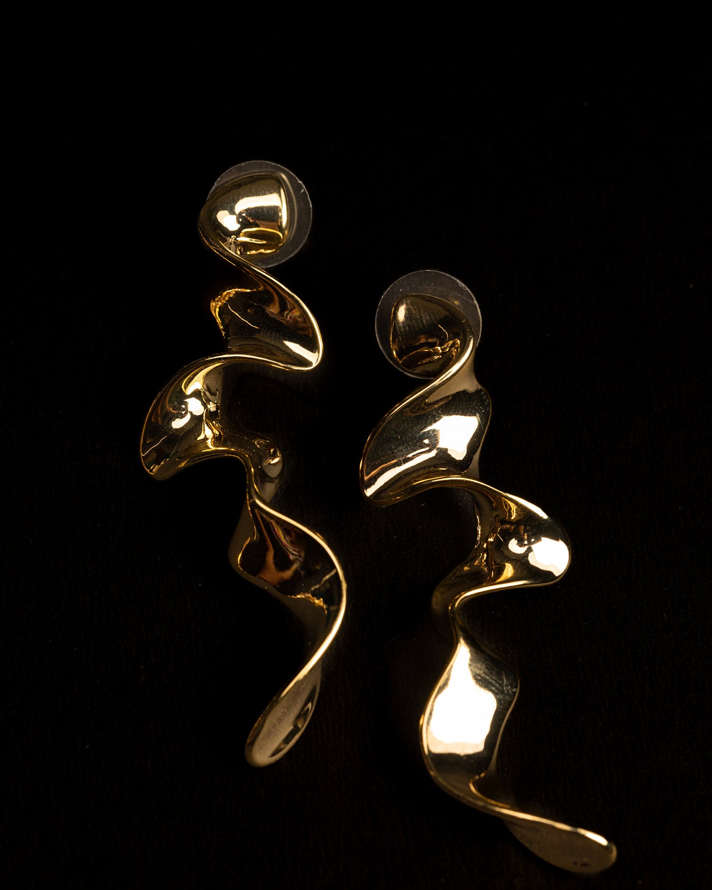 Gold Plated Cascade Earrings