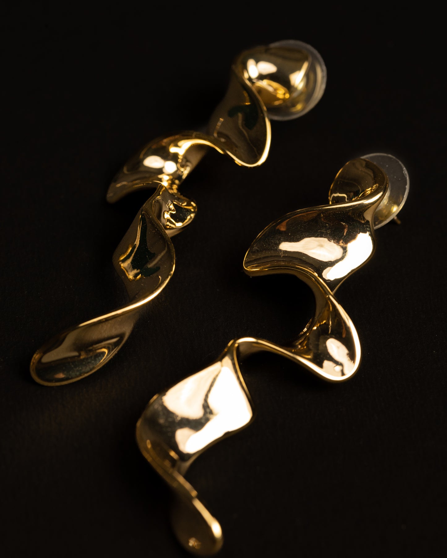 Gold Plated Cascade Earrings