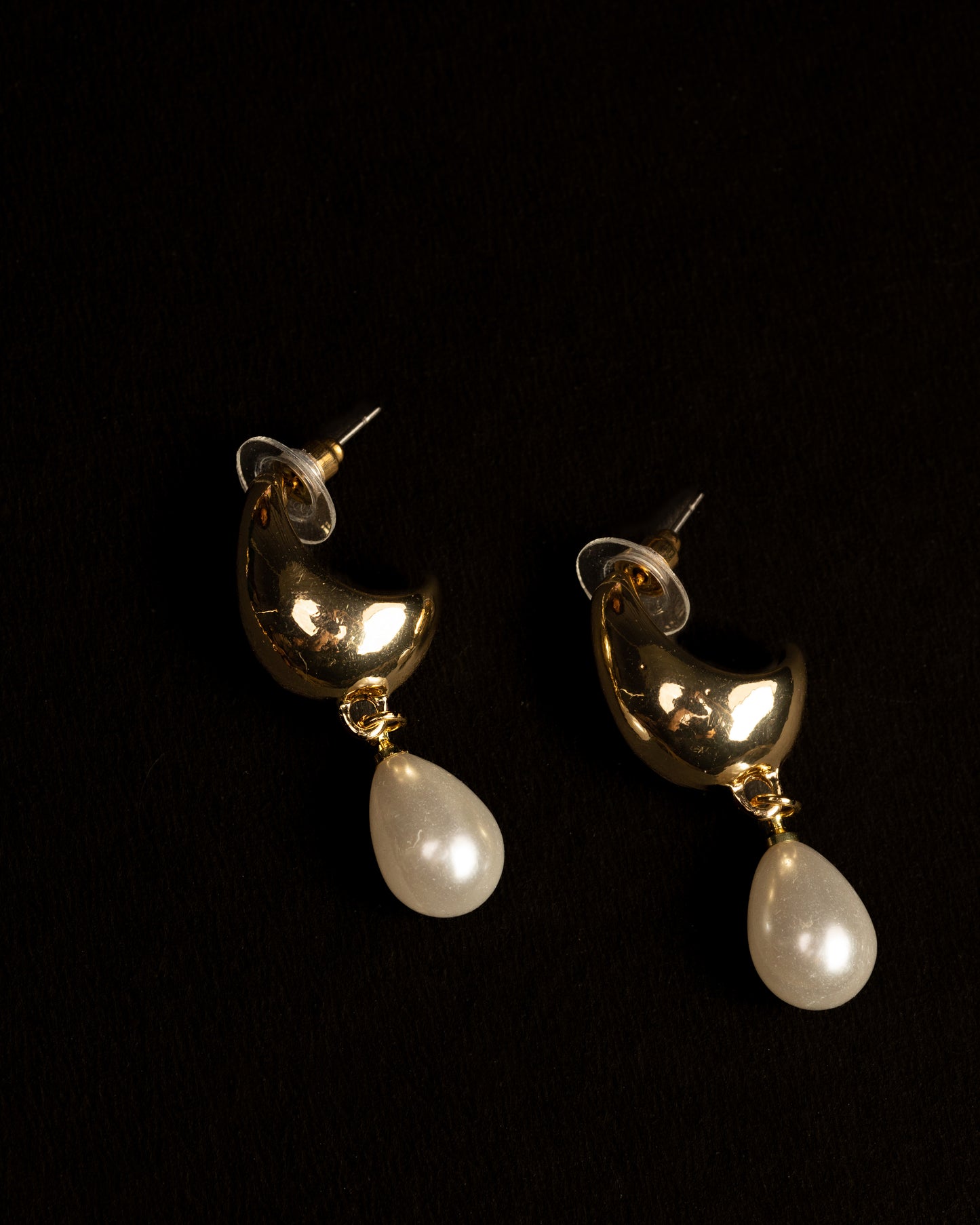 Gold Plated Grace Pearl Earrings