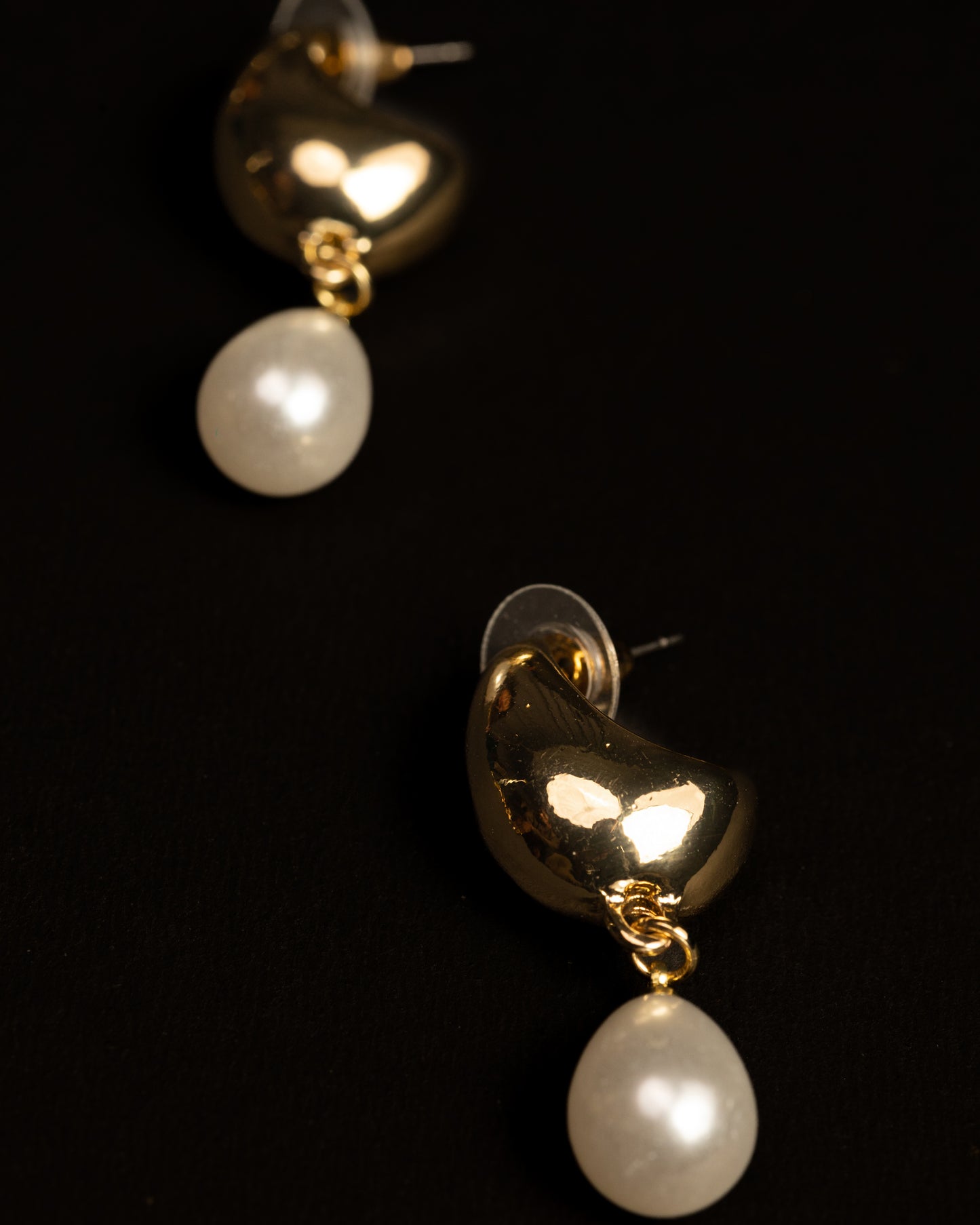 Gold Plated Grace Pearl Earrings
