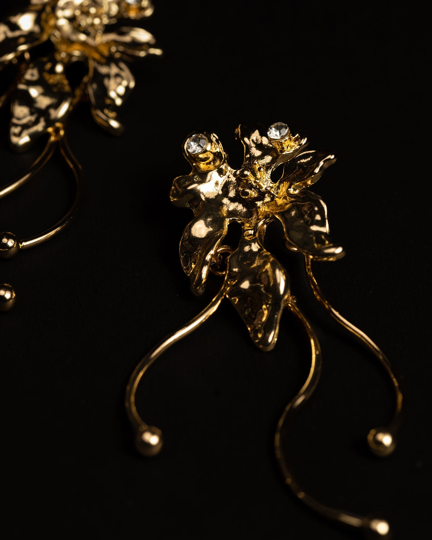 Gold Plated Aurora Petal Drops