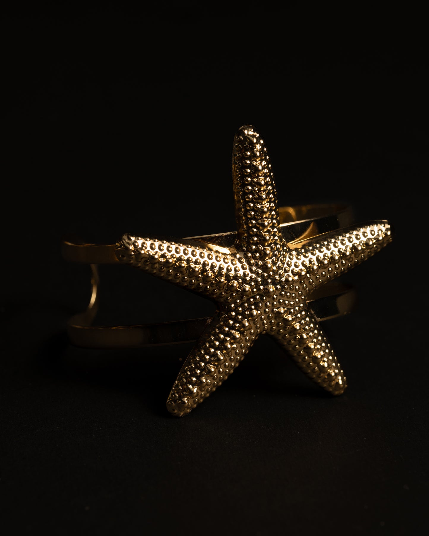 Golden Starfish Cuff