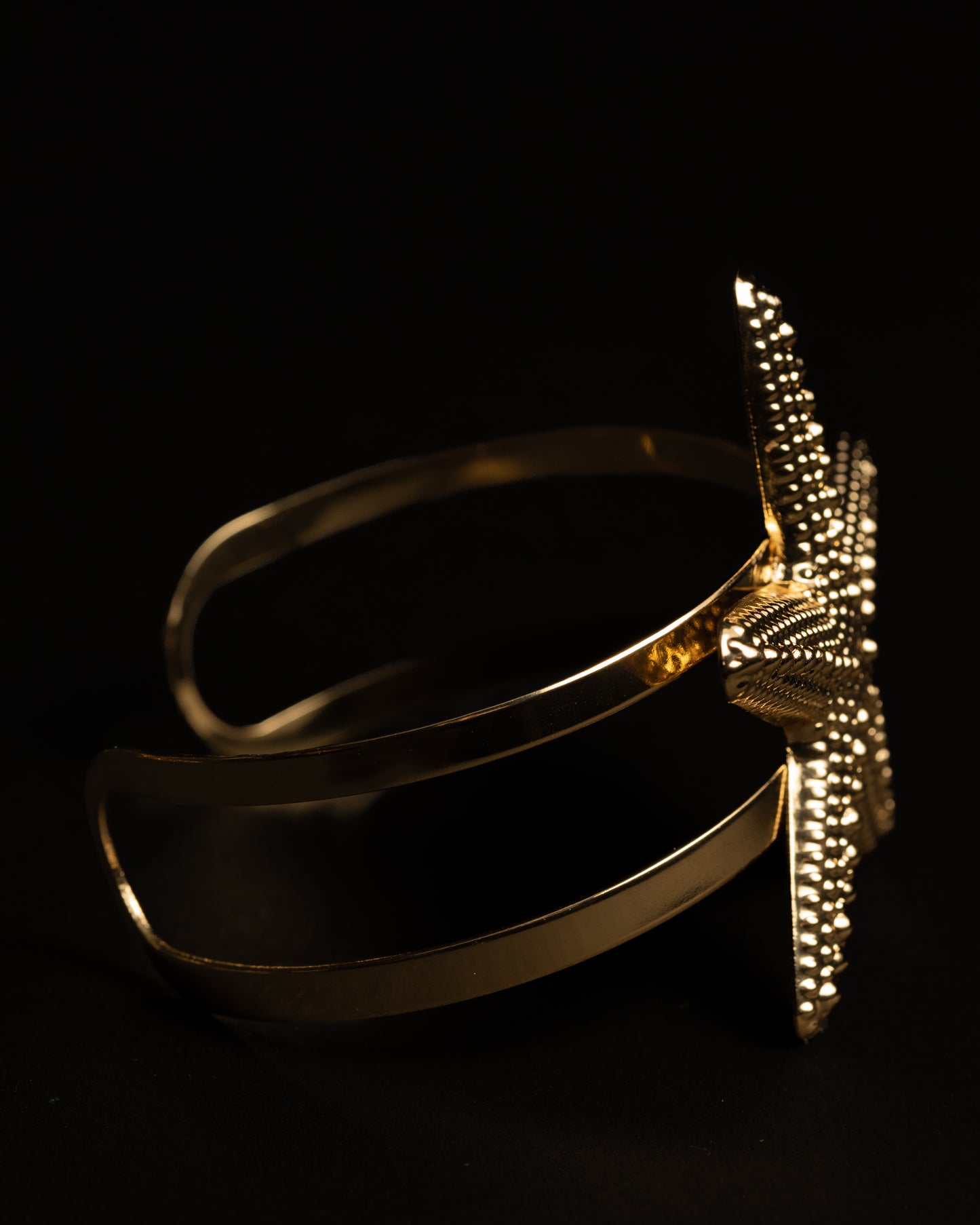 Golden Starfish Cuff
