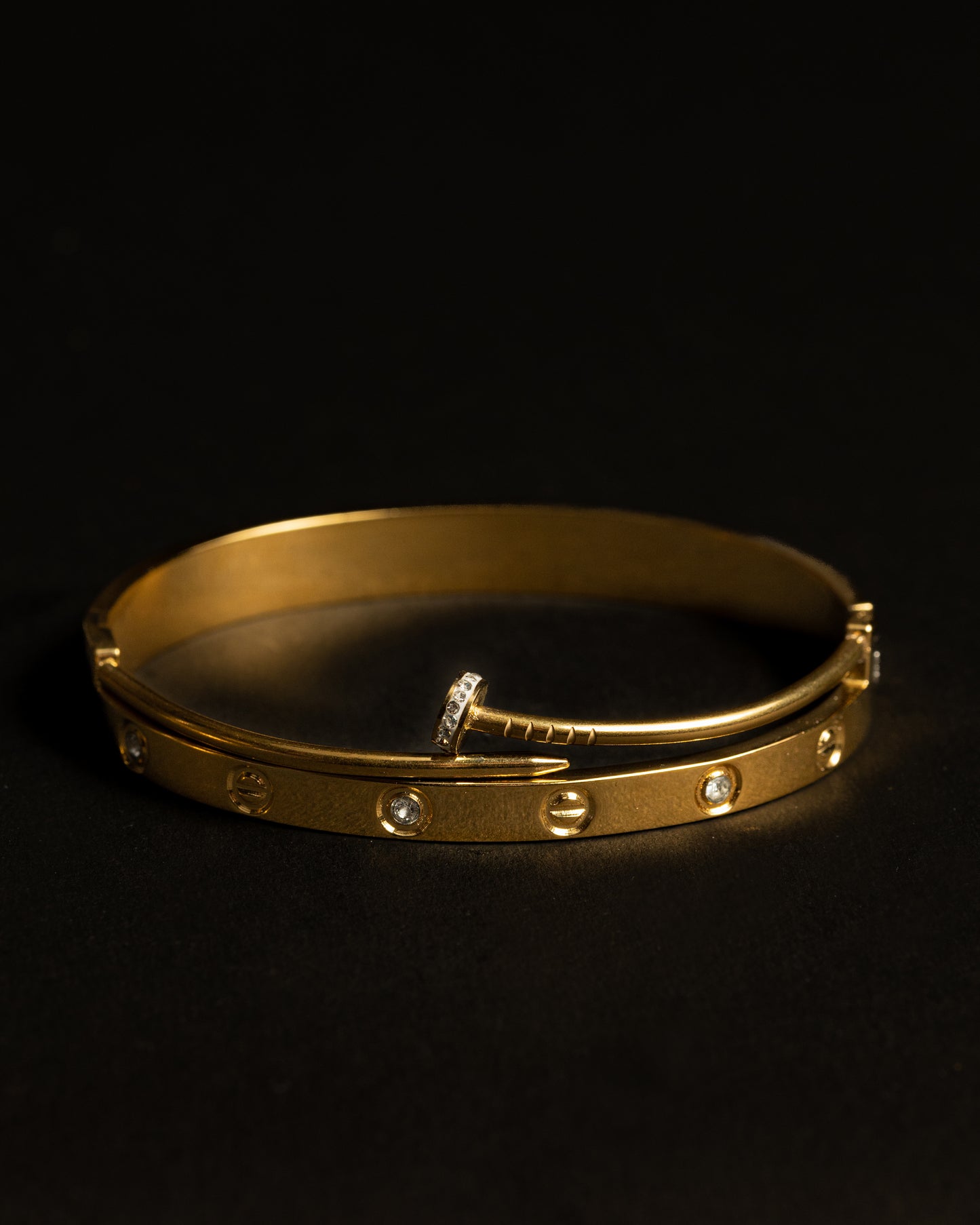 Gilded Nail Duo Bangle