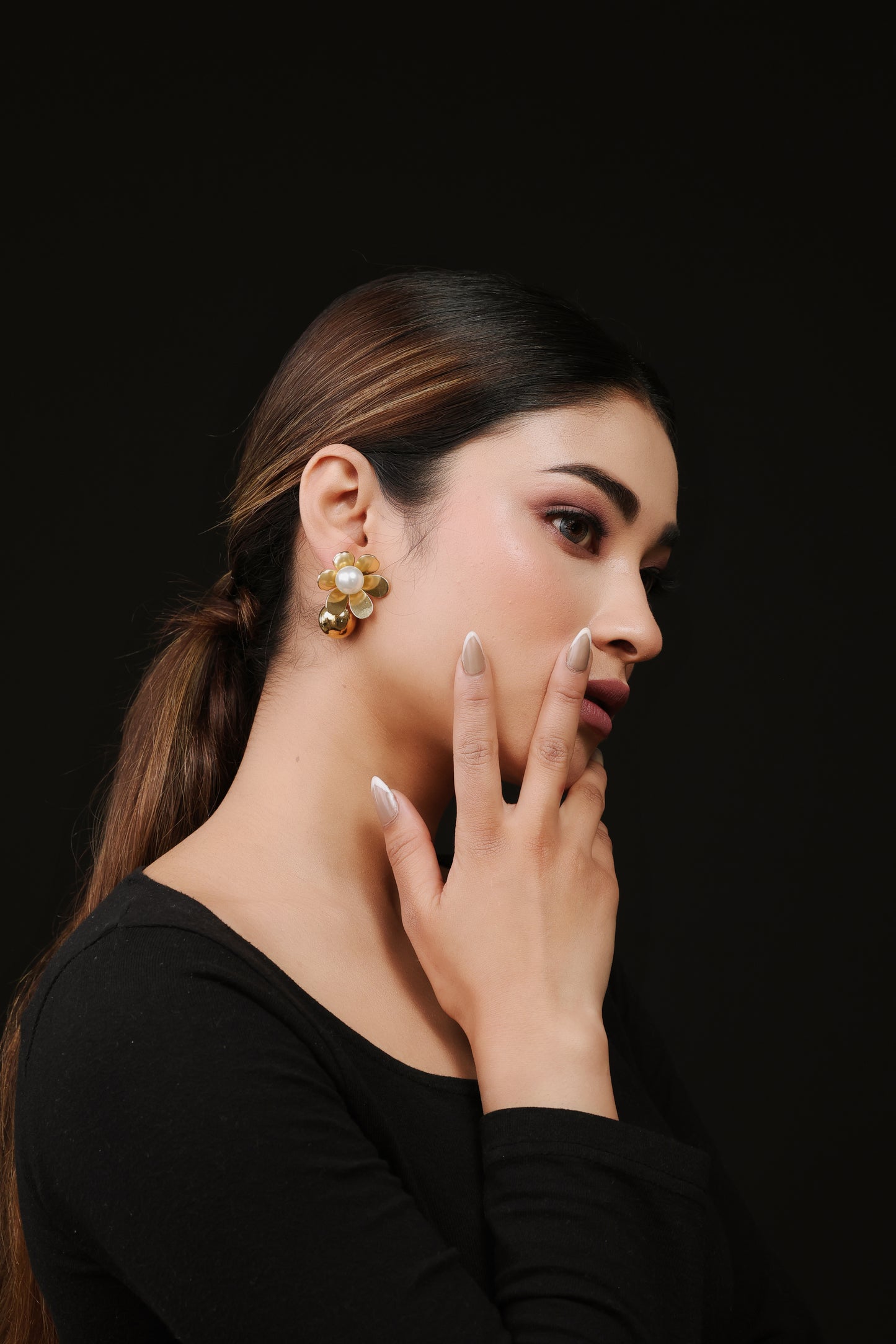 Blossom Pearl Studs