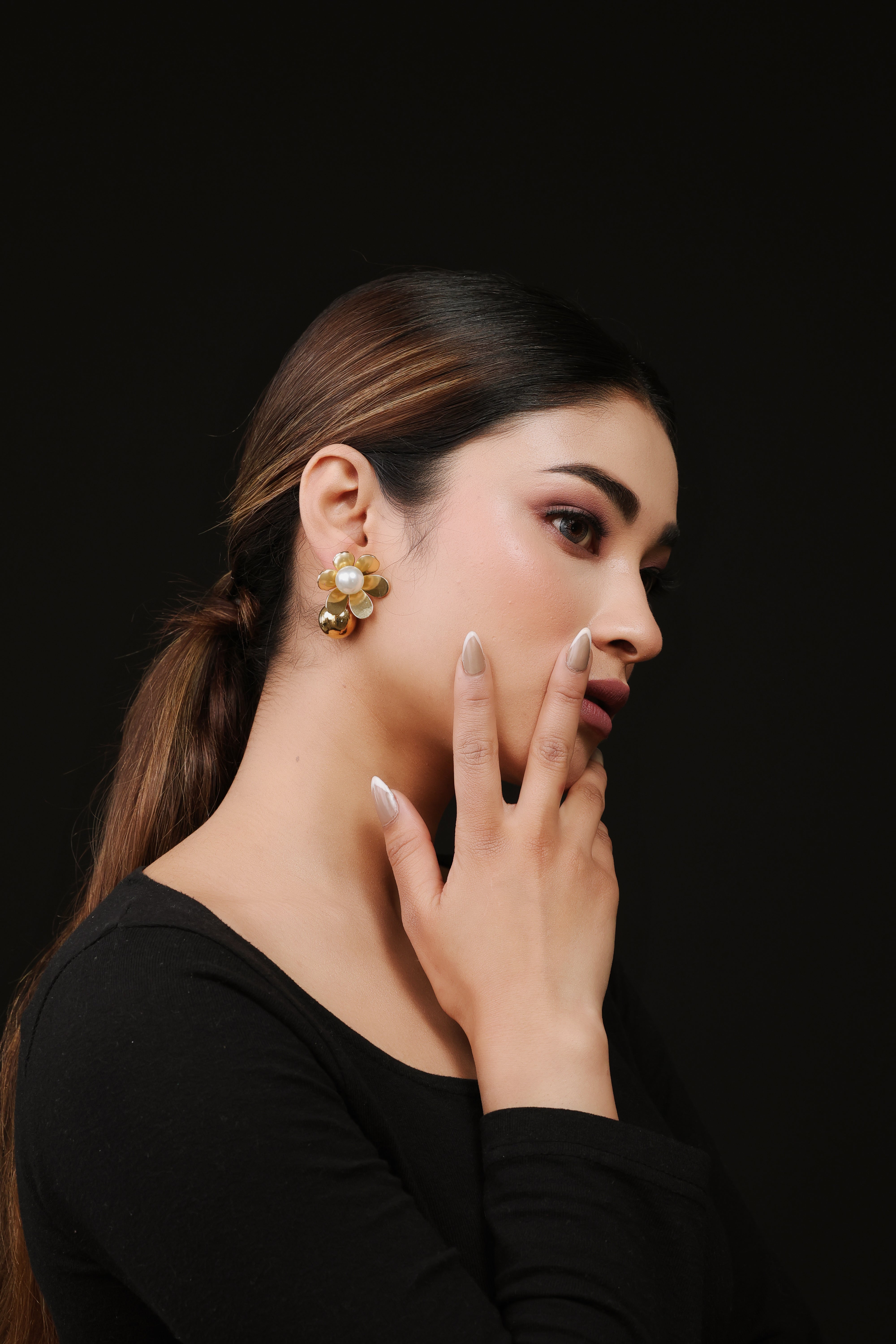 Blossom Pearl Studs