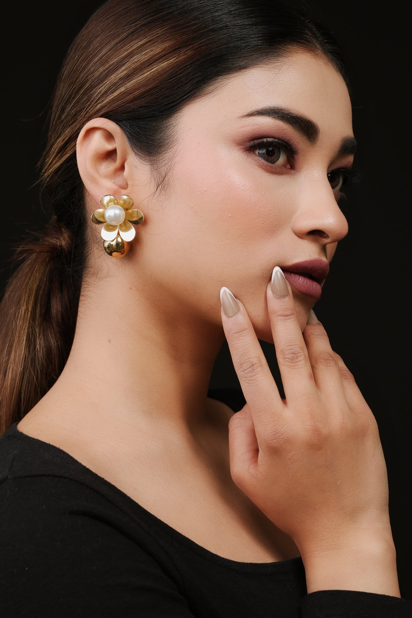 Blossom Pearl Studs