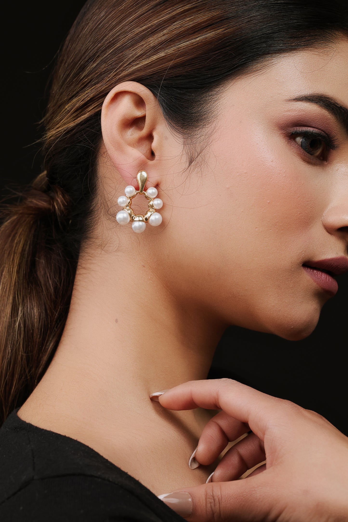 Moonlit Halo Earrings