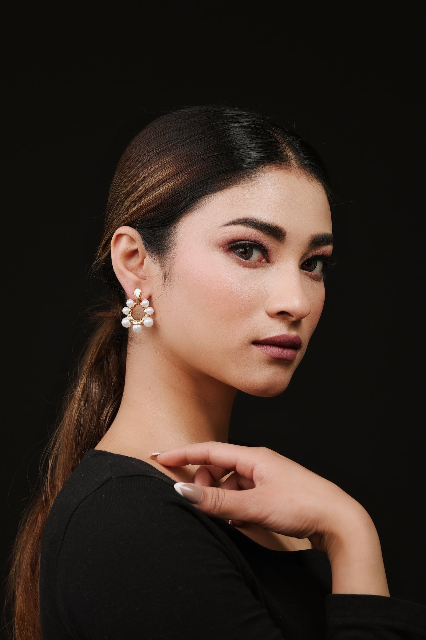 Moonlit Halo Earrings