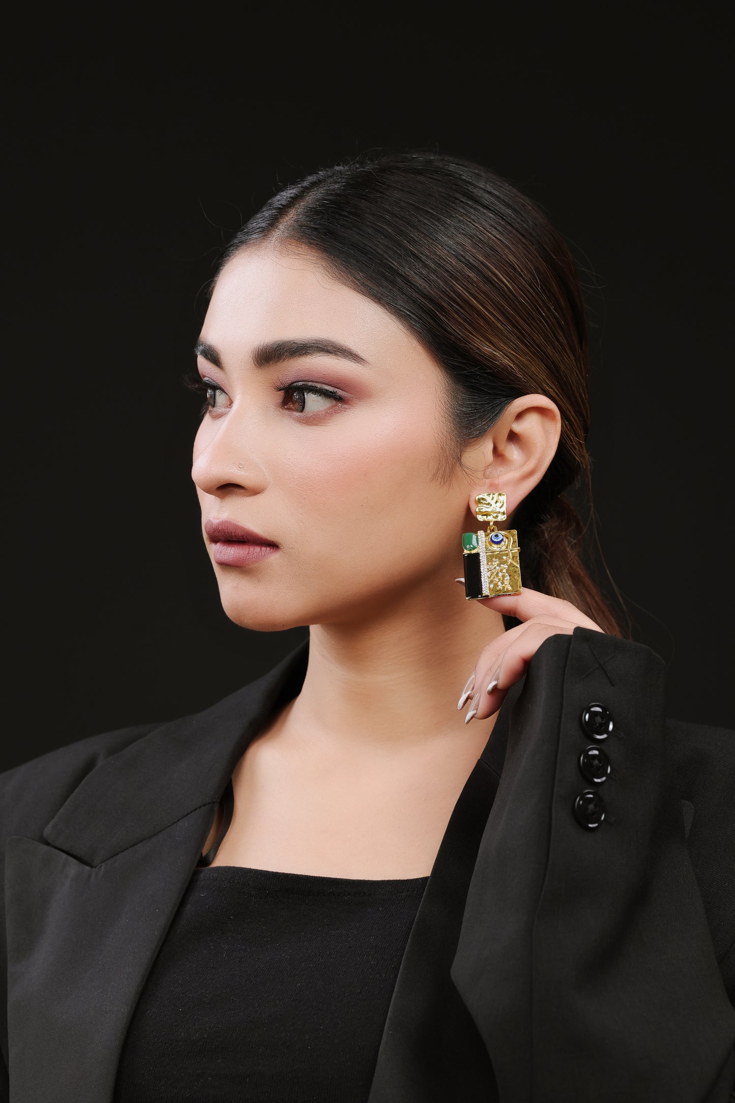 Cosmic Eye Amulet Earrings
