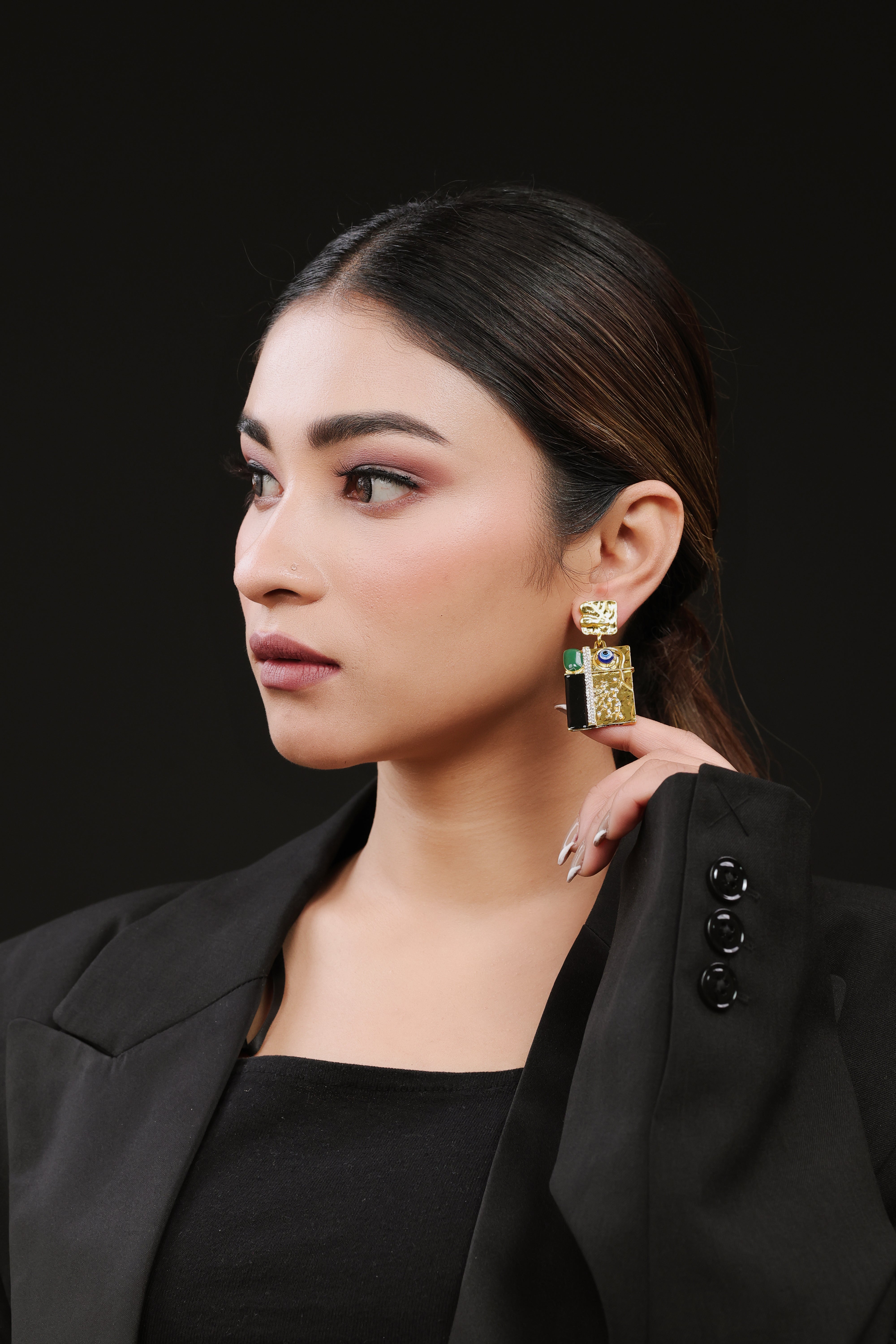 Cosmic Eye Amulet Earrings