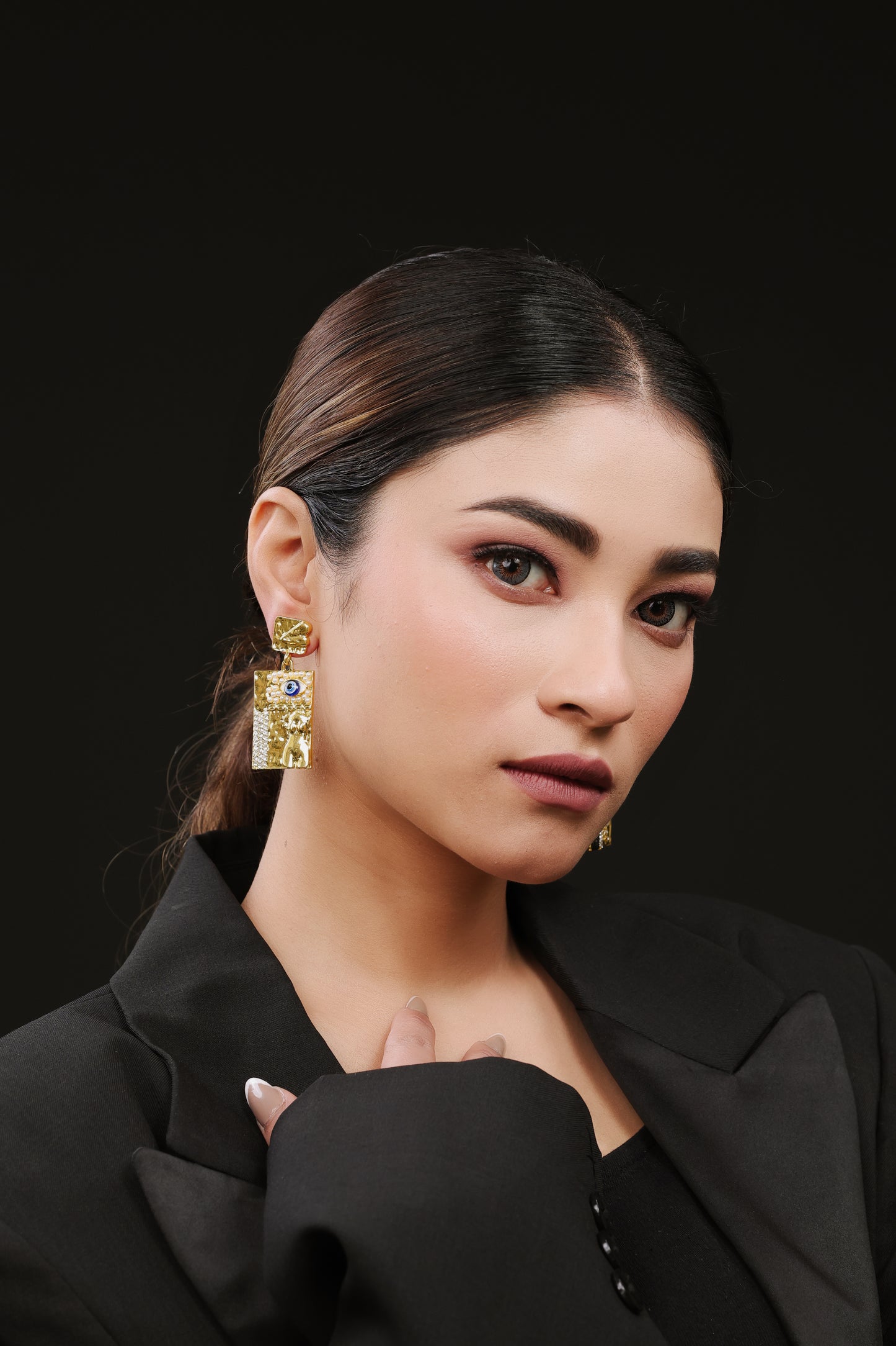 Cosmic Eye Amulet Earrings