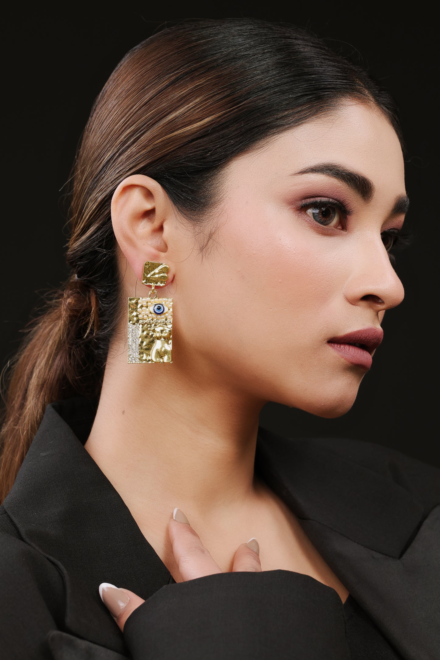 Cosmic Eye Amulet Earrings