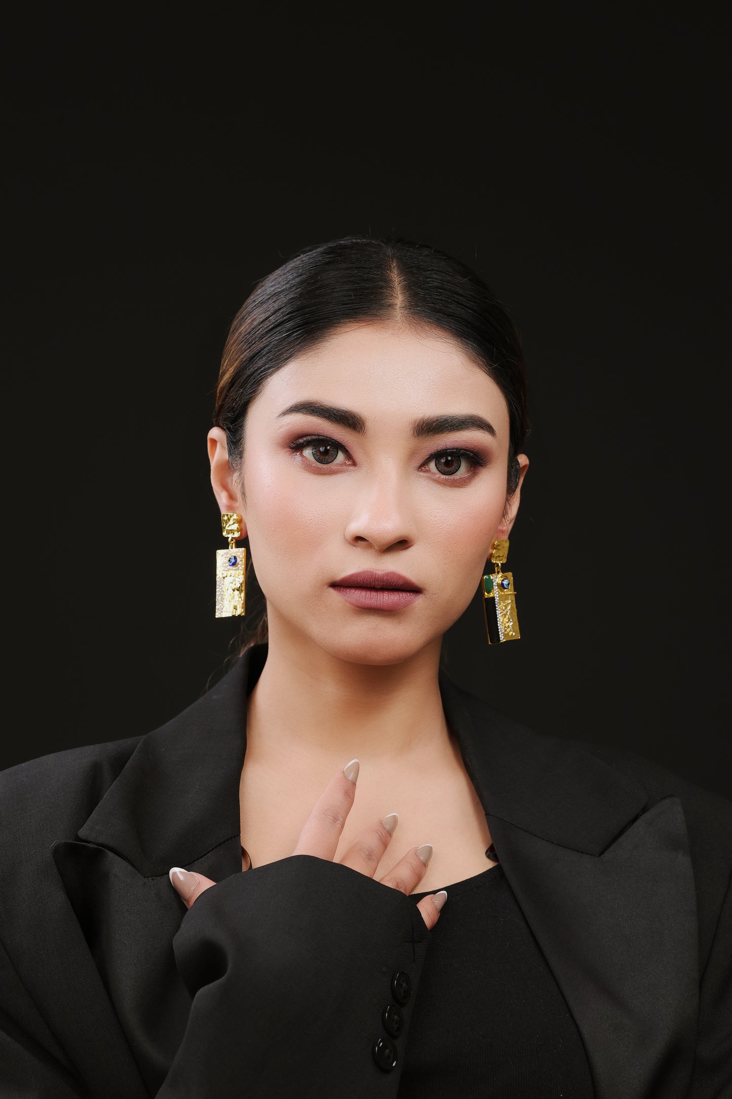 Cosmic Eye Amulet Earrings