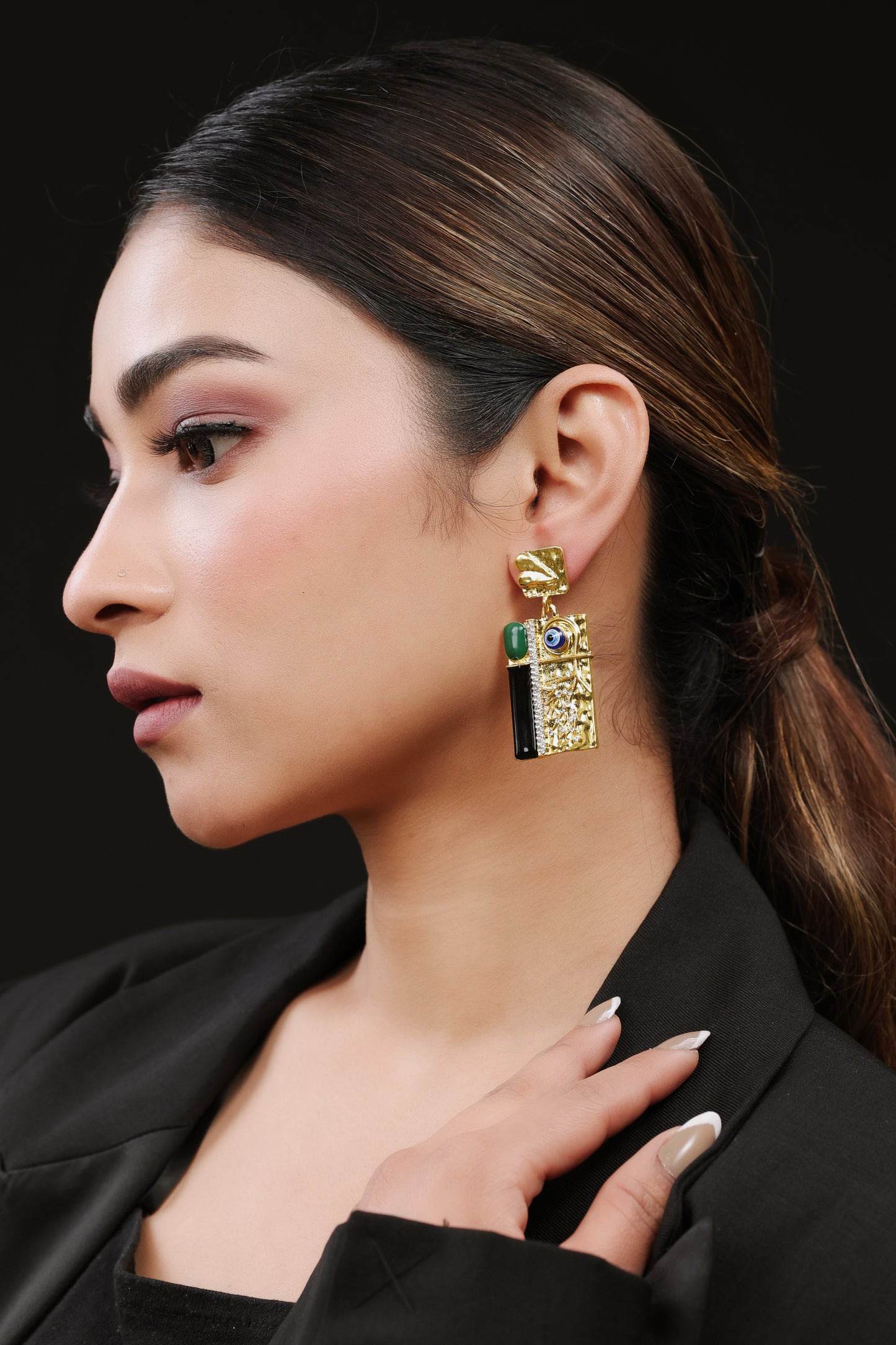 Cosmic Eye Amulet Earrings