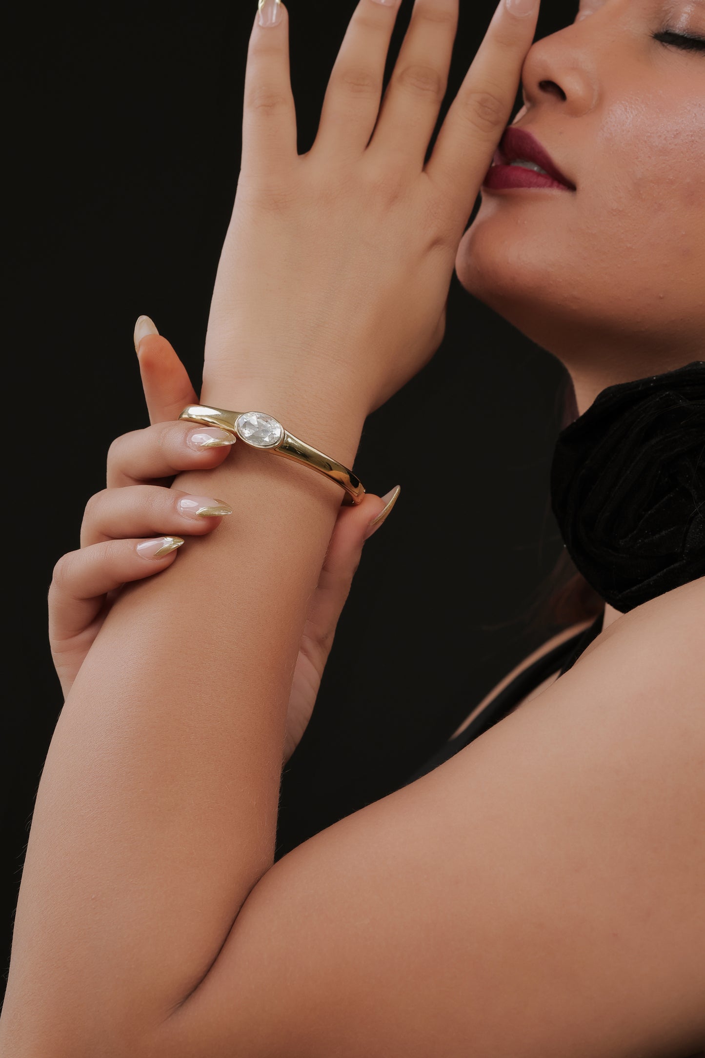 Celeste Solitaire Bangle