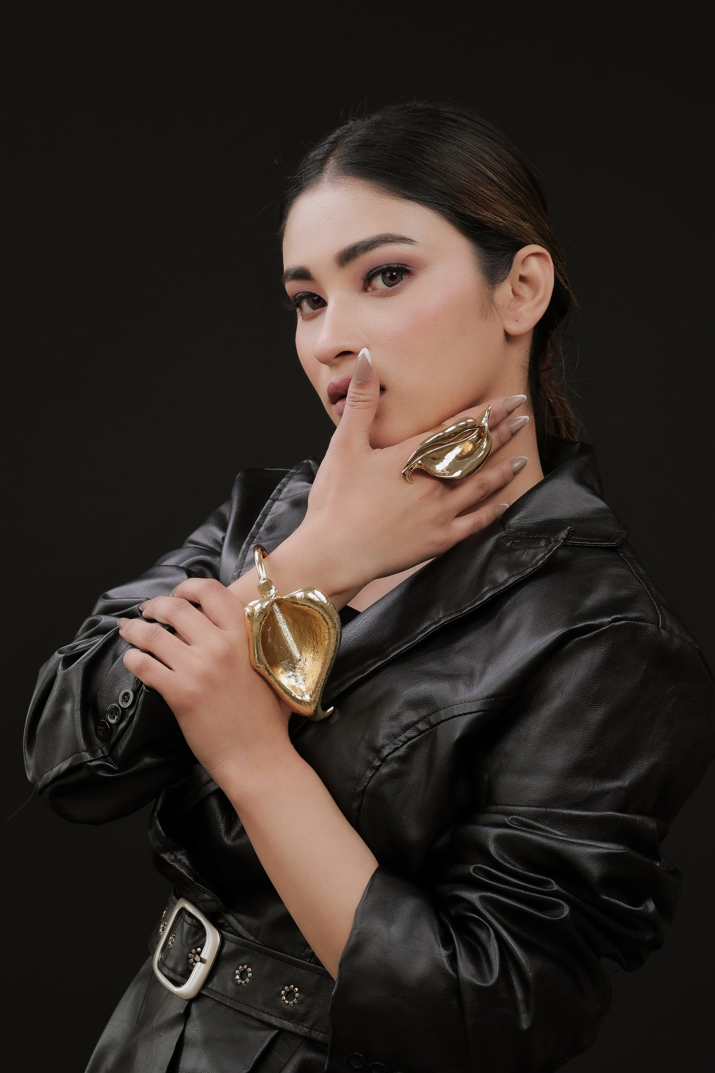 Auric Lily Cuff