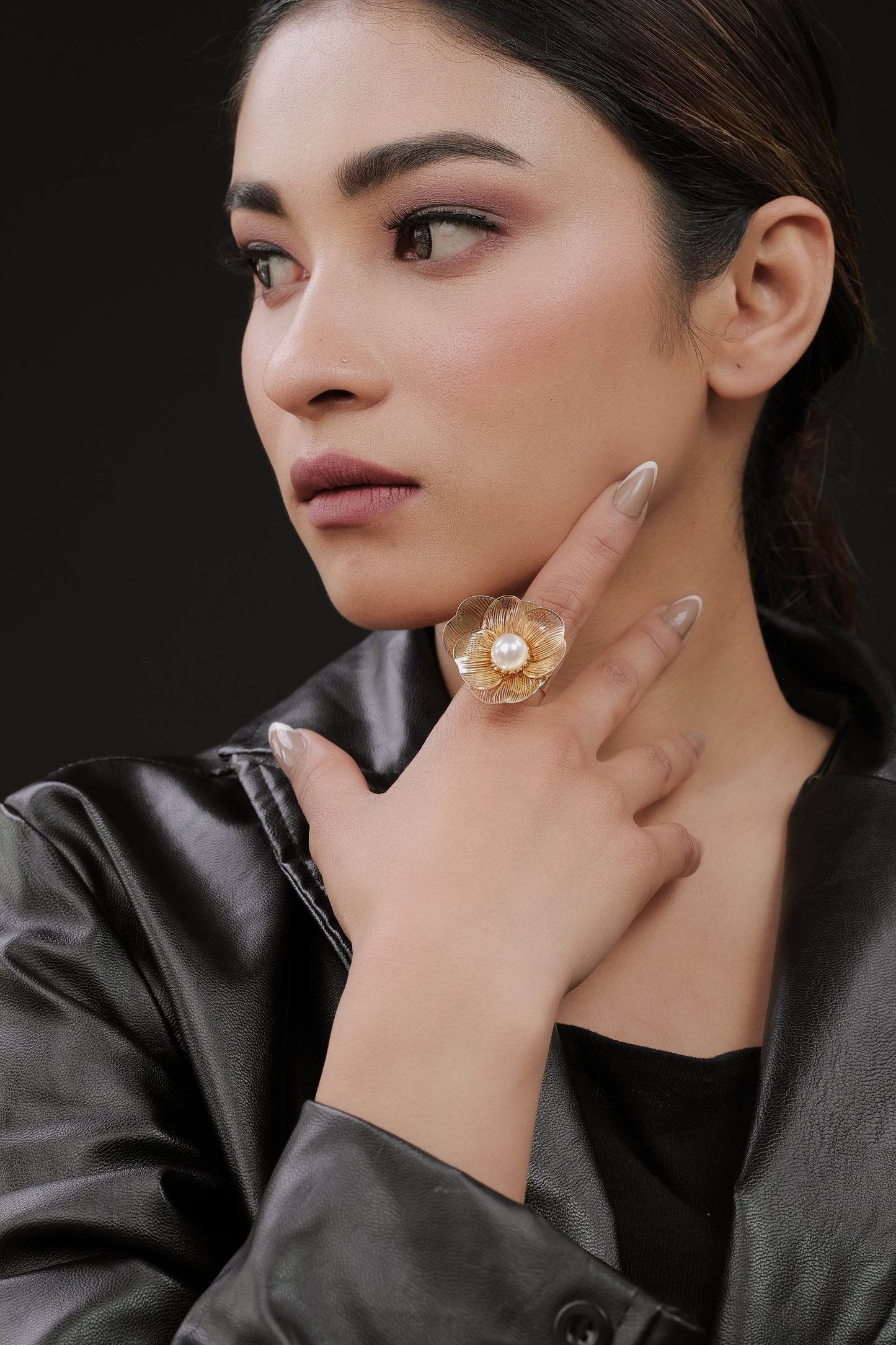 Dewdrop Pearl Ring