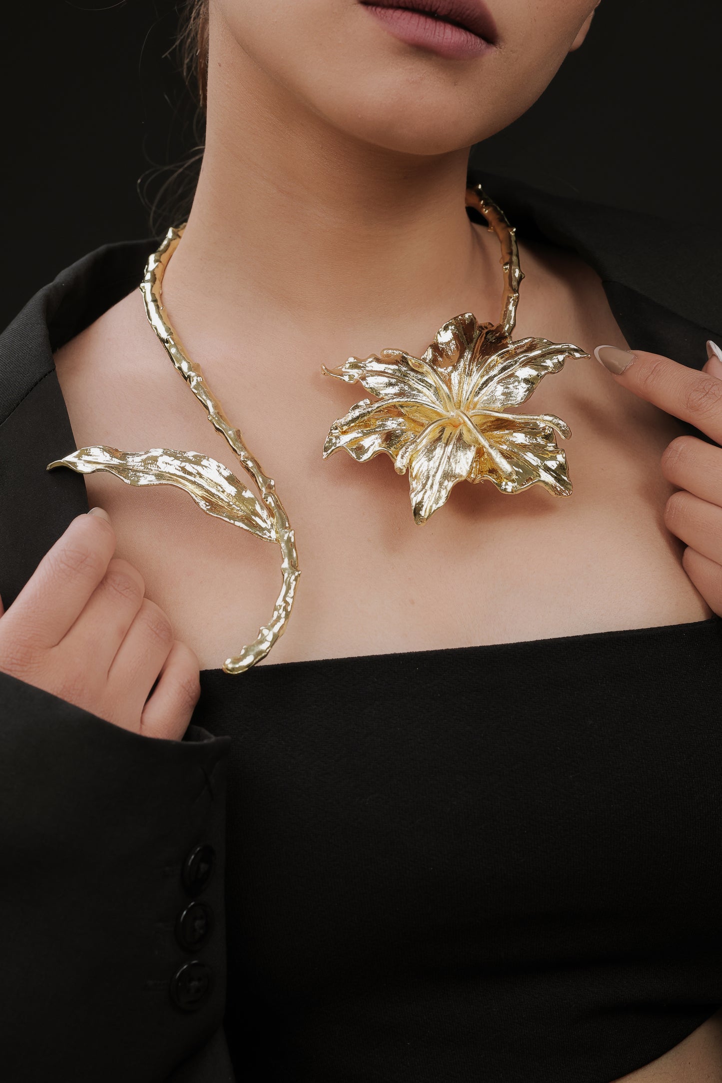 Venus in Gold Neckpiece