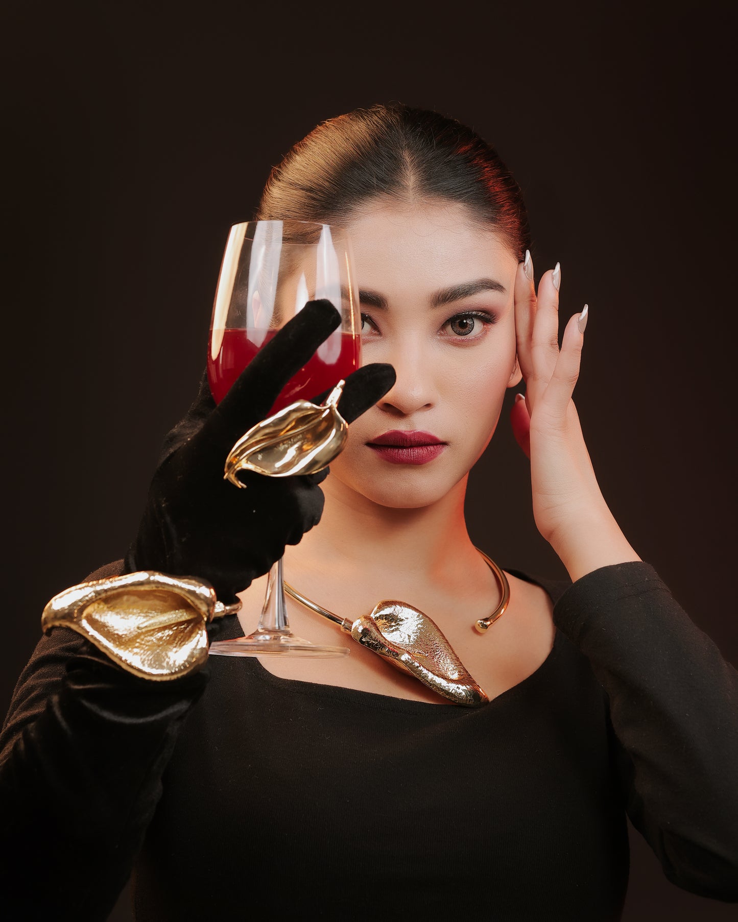 Auric Lily Cuff