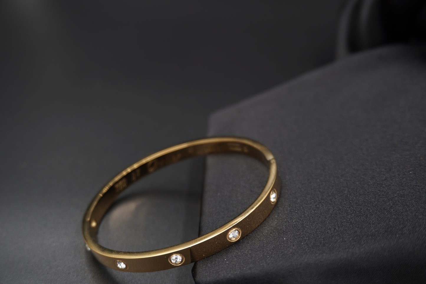 Timeless Gold Plated Love Bangle