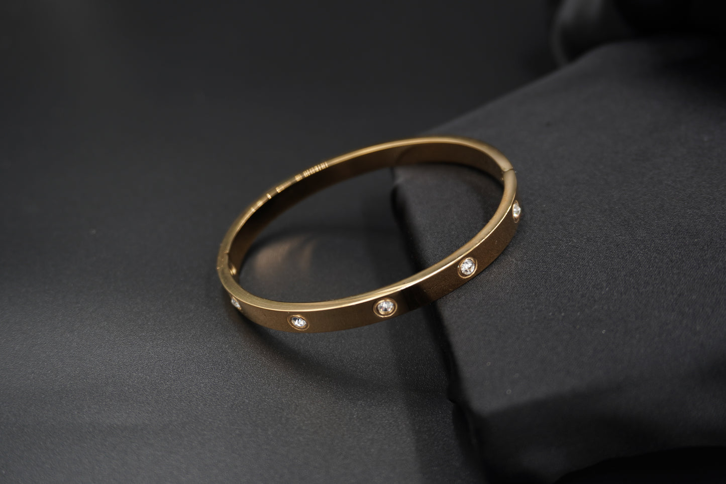 Timeless Gold Plated Love Bangle