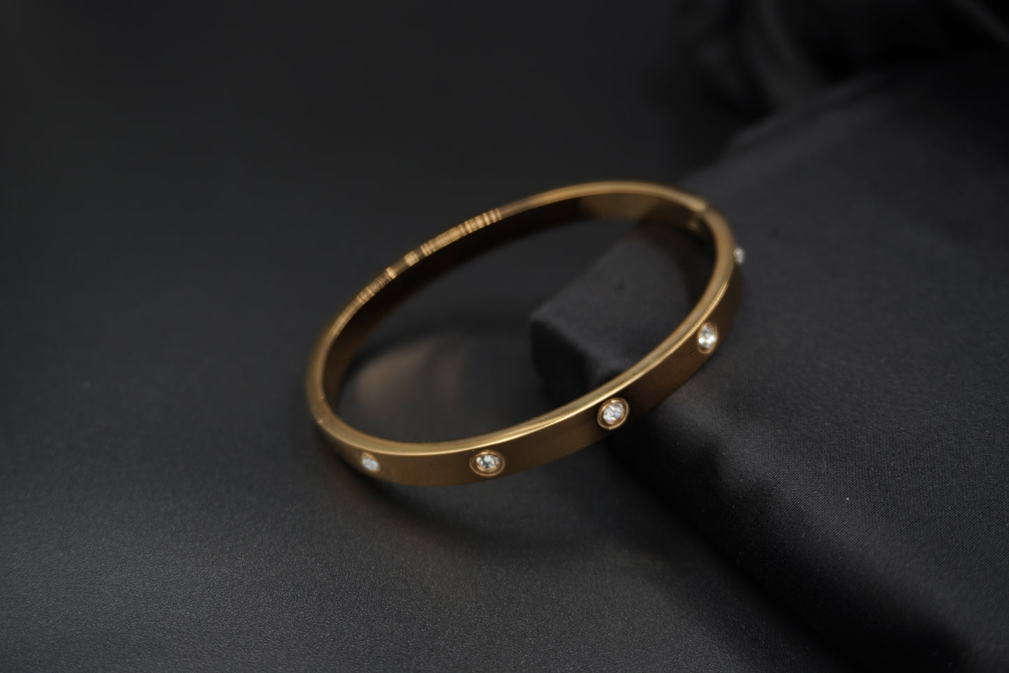 Timeless Gold Plated Love Bangle