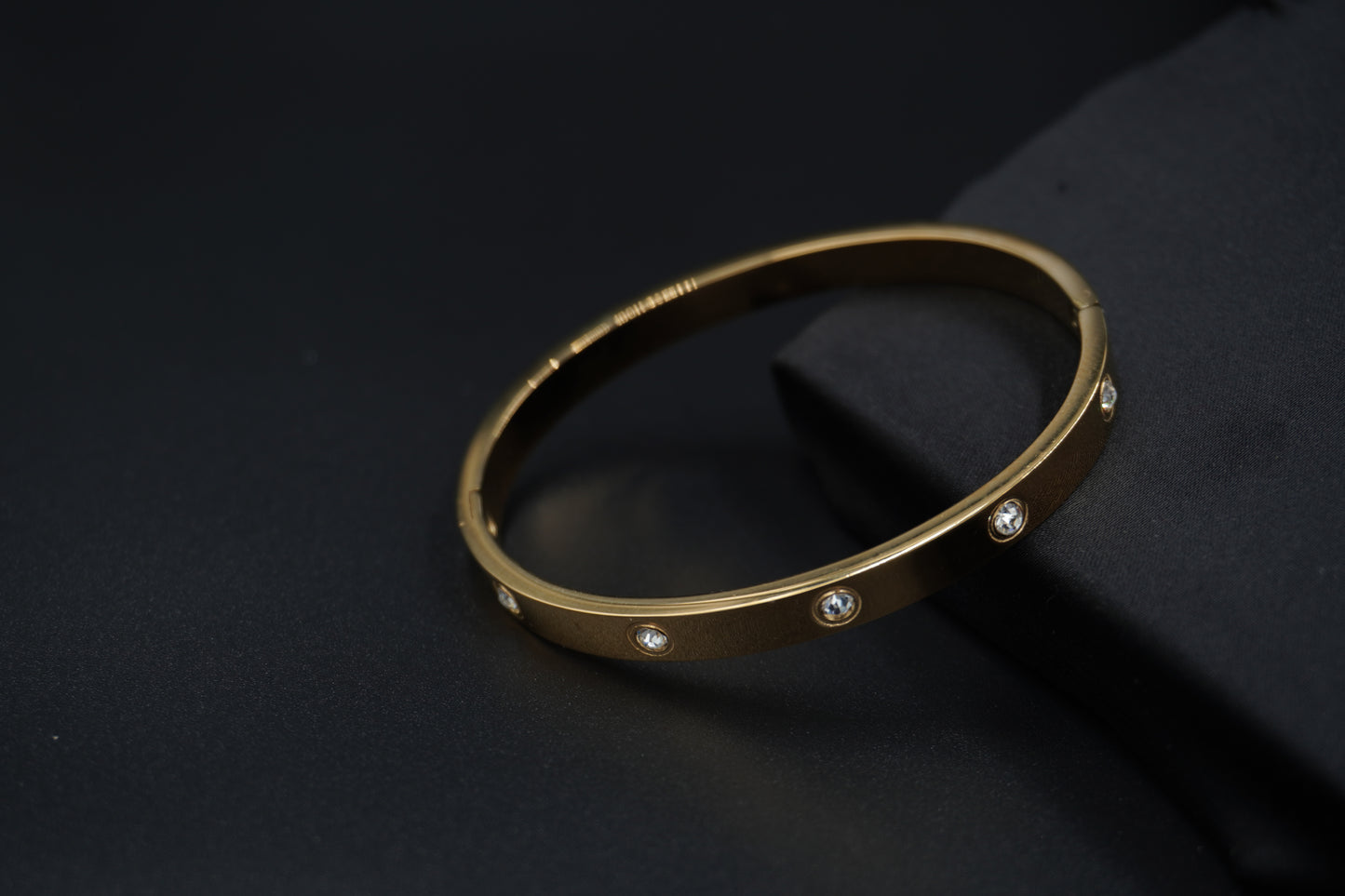 Timeless Gold Plated Love Bangle