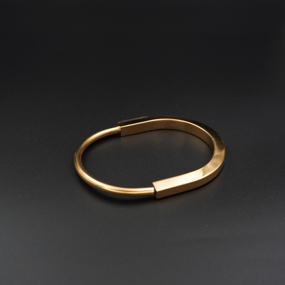 Gold Plated Lock Bracelet