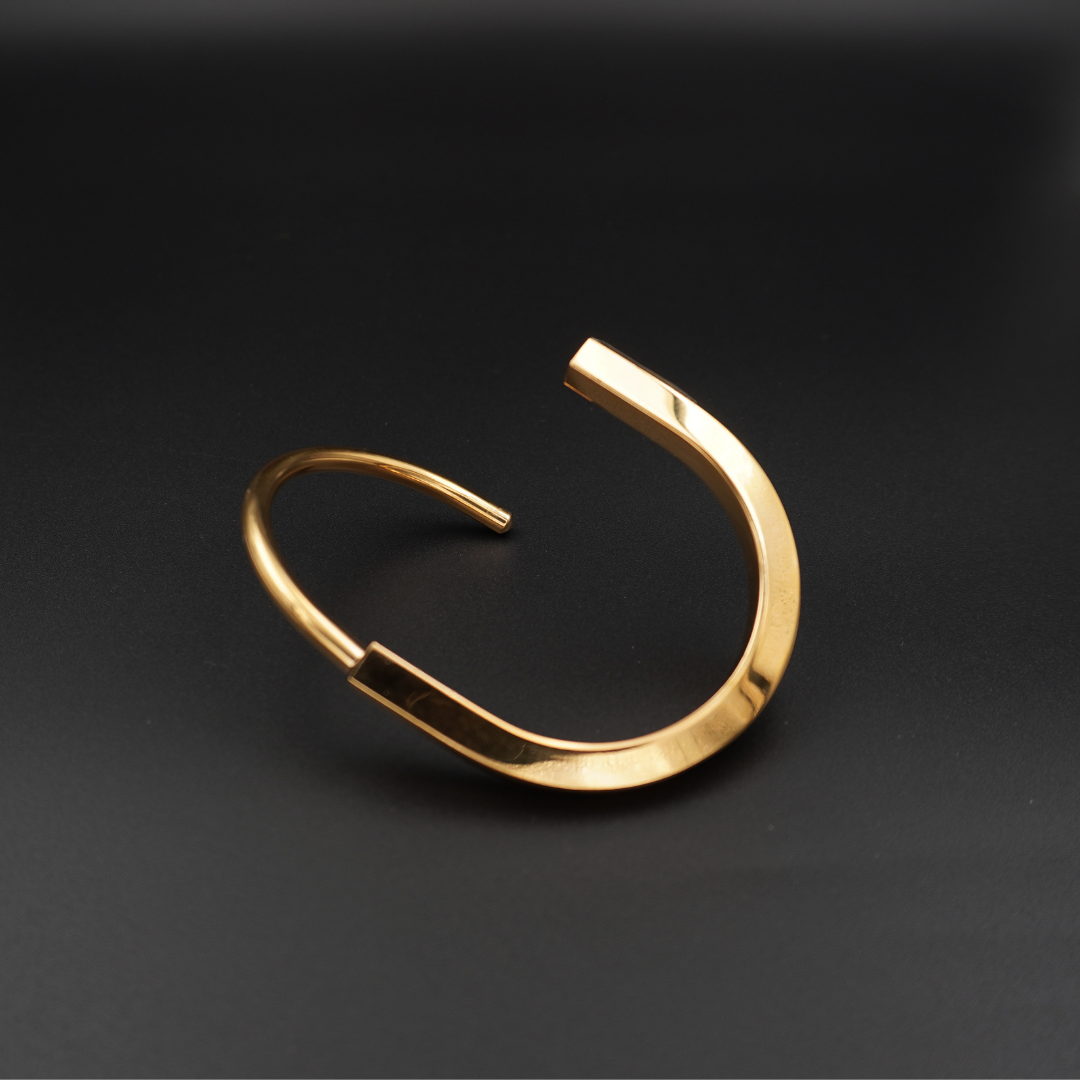 Gold Plated Lock Bracelet