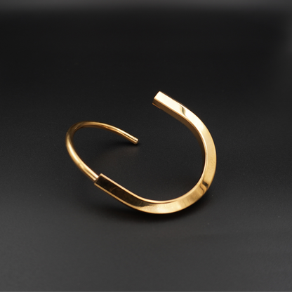Gold Plated Lock Bracelet