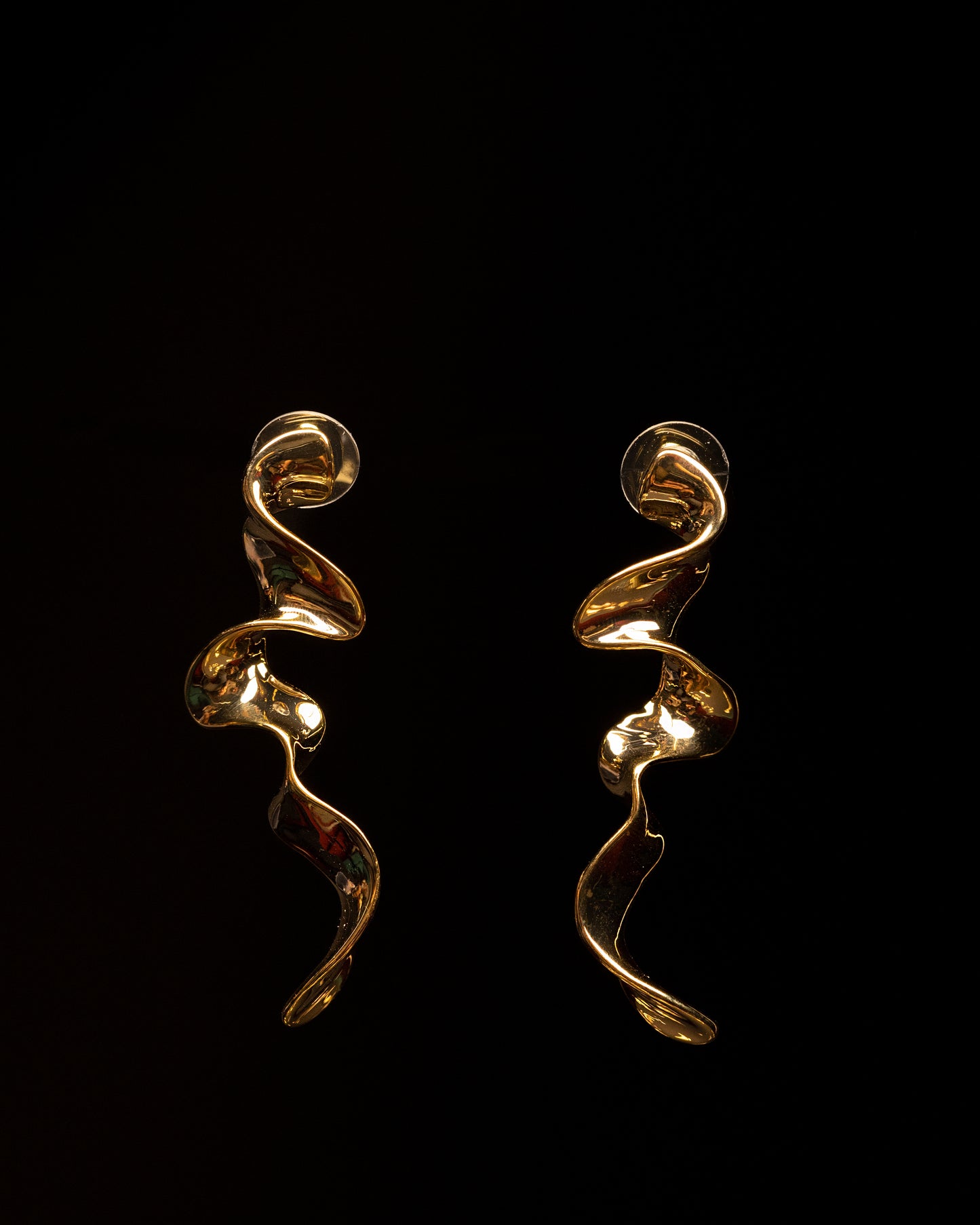 Gold Plated Cascade Earrings